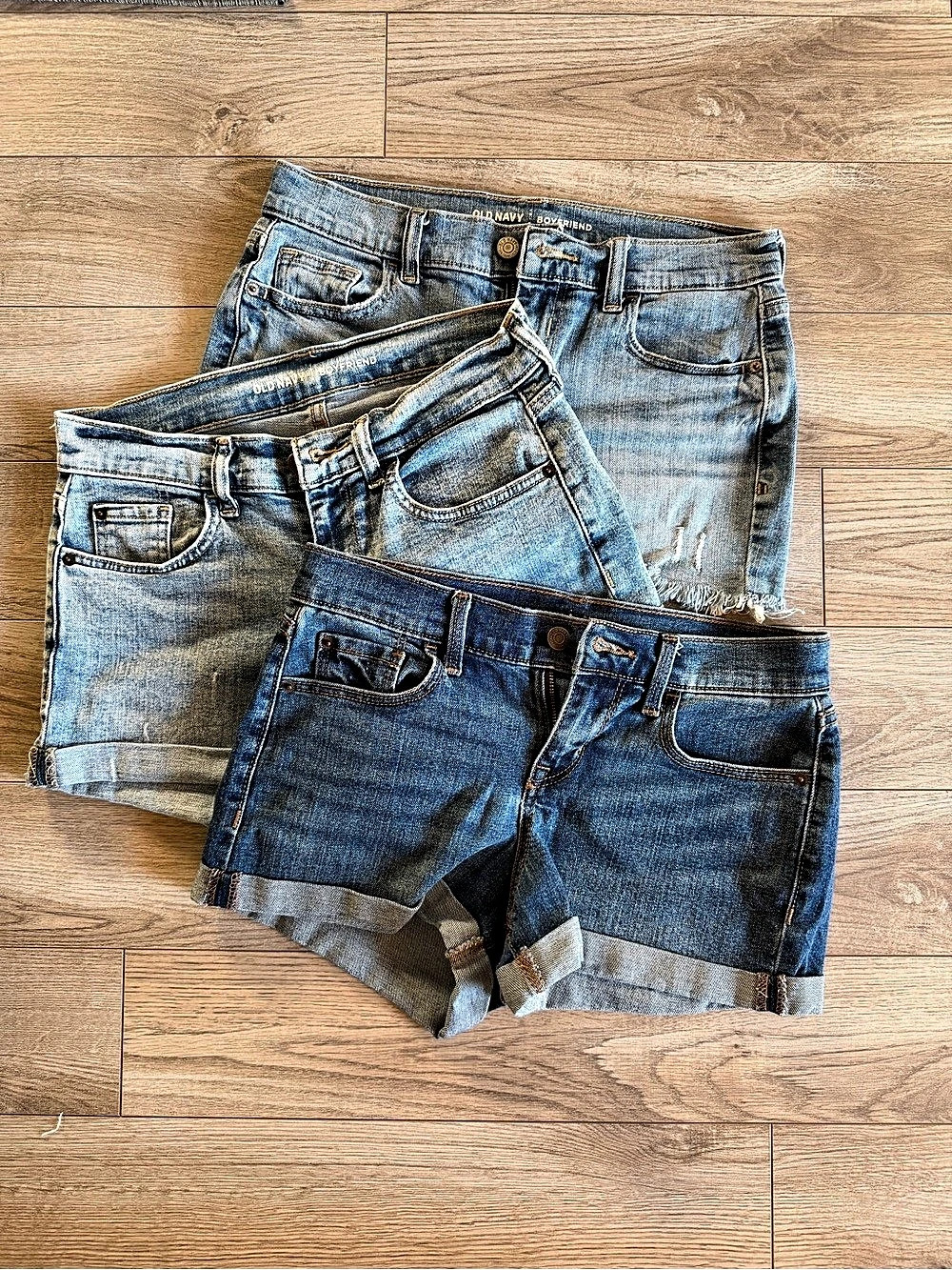 Old Navy Boyfriend Denim Shorts Bundle